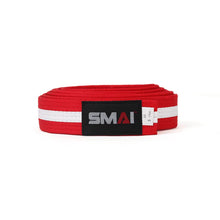 Load image into Gallery viewer, Coloured Belts - WHITE Striped