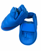 Load image into Gallery viewer, DISCOUNTED Foot - Boot Replacement (Pair) - (Blue) - (WKF Approved) (Copy)