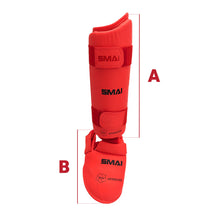 Load image into Gallery viewer, Foot & Shin Guard (Pair) - (Red or Blue) - (WKF Approved)