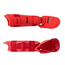 Load image into Gallery viewer, Foot & Shin Guard (Pair) - (Red or Blue) - (WKF Approved)
