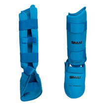 Load image into Gallery viewer, Foot & Shin Guard (Pair) - (Red or Blue) - (WKF Approved)